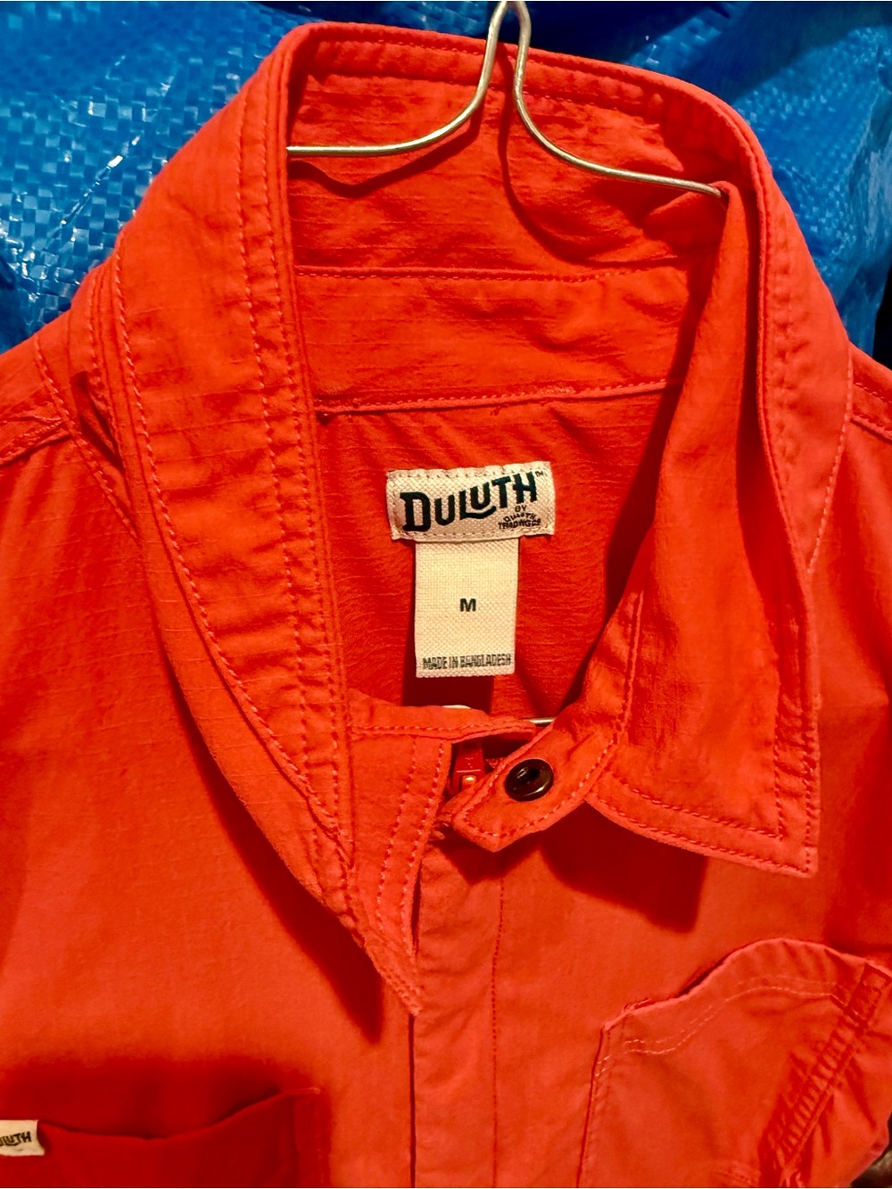 Duluth Trading Co. Women's Heirloom Gardening Short Coveralls in Blue - Picture 5 of 10